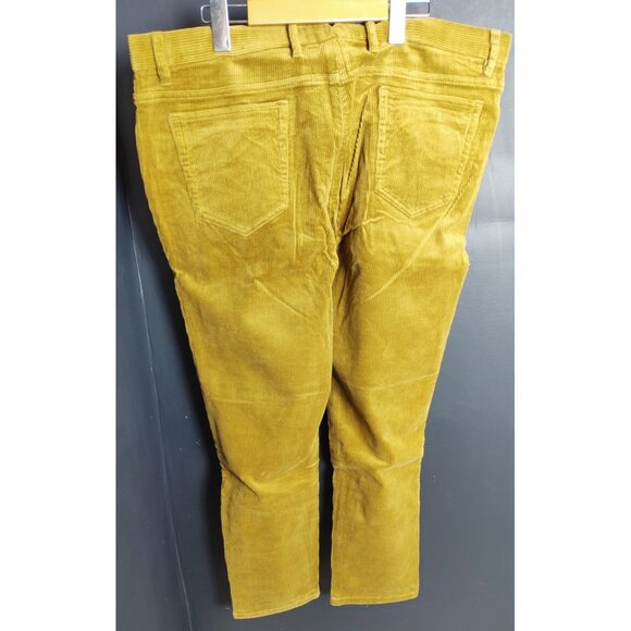 Snover Men’s Tan Corduroy Chino Pants Straight Leg Stretch Casual NWT - Picture 6 of 10